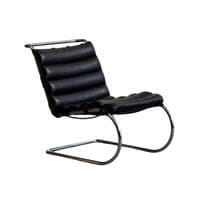 Chrome cantilever easy chair