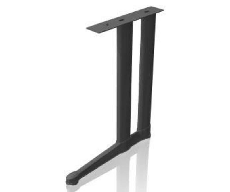 Double Post Leg with Glides 27 3/8H